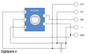 Keyes-KY-040-Rotary-Encoder-Module-Schematic