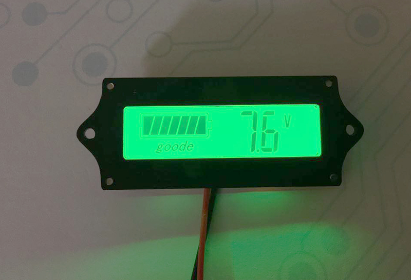 ماژول نمایشگر سطح شارژ باتری با LCD- دیجی اسپارک