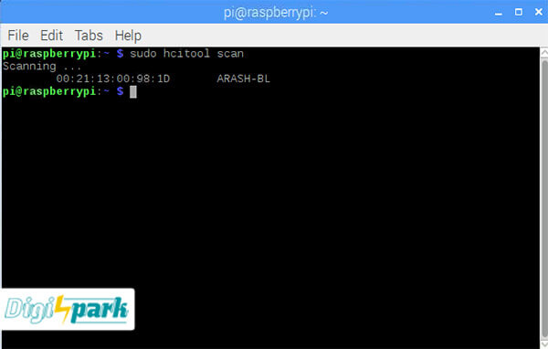 7مدیریت برد رزبری پای RPI توسط برد آردوینو Arduino از طریق بلوتوث BT-دیجی اسپارک