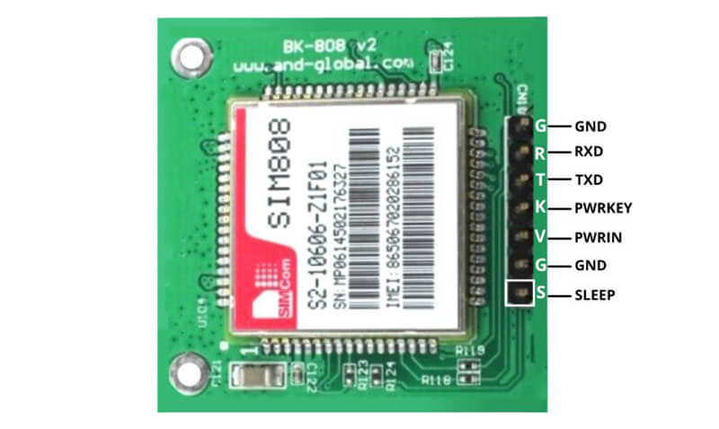 کنترل کلیه وسایل توسط مدار SMS Control و ماژول سیم کارت SIM808-دیجی اسپارک