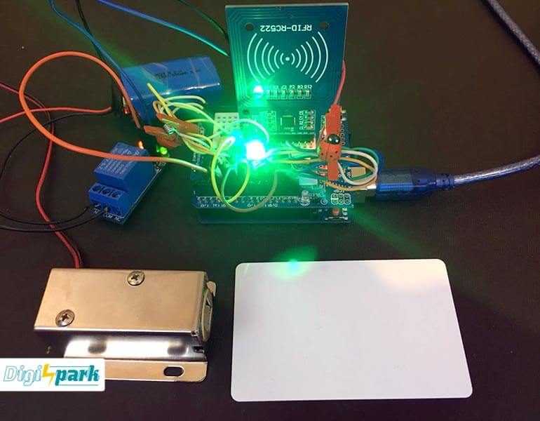 آموزش ساخت مدار دربازکن با rfid و برد آردوینو Arduino - دیجی اسپارک