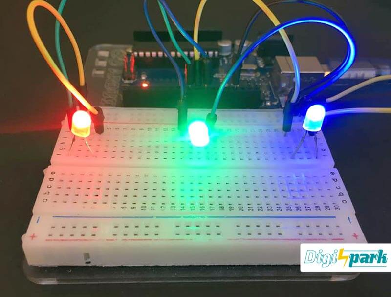 کنترل LED با GUI در پروسسینگ Processing و آردوینو - دیجی اسپارک