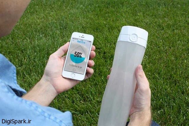 بطری هوشمند HidrateMe برای نوشیدن آب