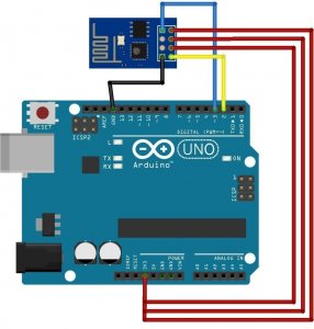 اتصال ماژول wifi esp8266 به آردوینو