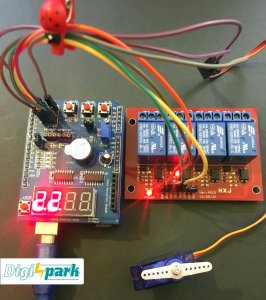 Arduino Multifunction shield tutorial-digispark