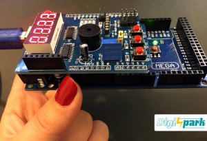 arduino- Multifunction shield-clock-digispark