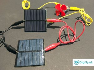 اتصال موازی سلول خورشیدی و موتور DC - دیجی اسپارک