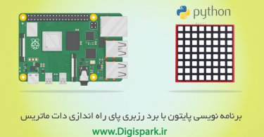 Python-with-raspberry-pi-Dotmatrix-display-digispark