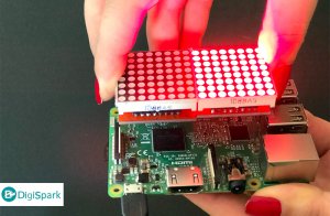 نصب شیلد دات ماتریس Raspberry pi - دیجی اسپارک