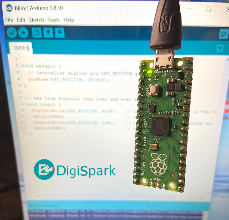 پروژه LED Blink در برد رزبری پای پیکو - دیجی اسپارک