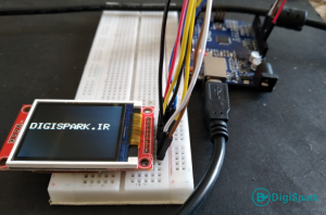 Set up and work with TFT LCD monitor with ST7735 driver