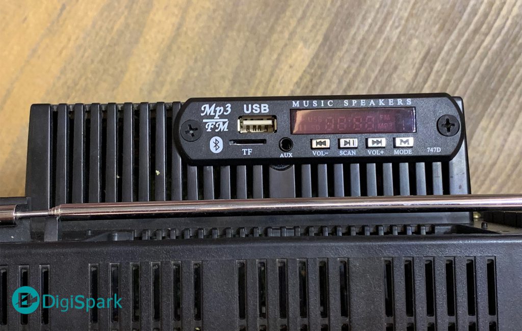 نصب ماژول MP3 پنلی روی جعبه ضبط صوت - دیجی اسپارک