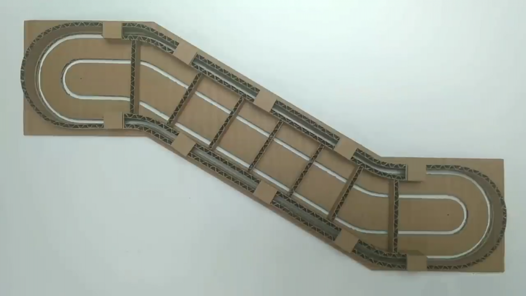 طرح سازه داخلی کاردستی پله برقی با کارتن مقوایی - دیجی اسپارک