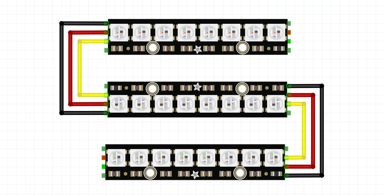 اتصال led ws2812 تابلو روان با آردوینو - دیجی اسپارک