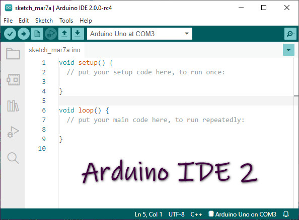 نرم افزار آردوینو IDE 2 - دیجی اسپارک