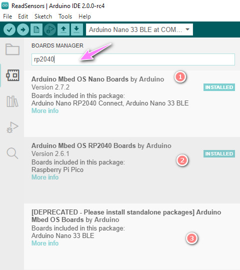جستجو در بردهای نرم افزار آردوینو IDE 2 - دیجی اسپارک