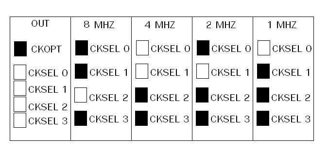 فیوزبیت های CKSEL و CKOUT در پروگرام کردن میکرو - دیجی اسپارک