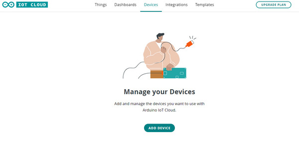 ایجاد Devices در Arduino IOT Cloud - دیجی اسپارک