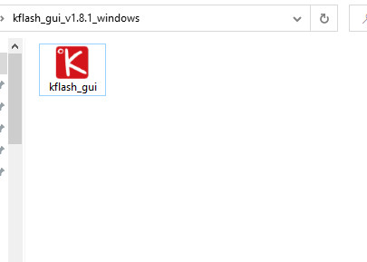 مراحل نصب نرم افزار Kflash GUI فریمور K210 - دیجی اسپارک