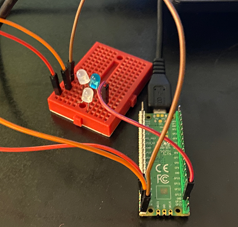 اتصالات پروژه دیمر دیجیتال با MicroPython رزبری پیکو - دیجی اسپارک