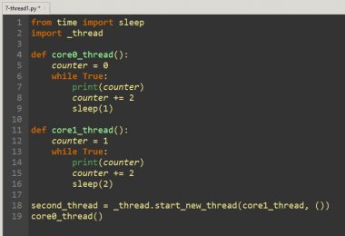 آموزش رزبری پای پیکو با میکروپایتون بخش یازدهم: ایجاد ترد Thread - دیجی ...
